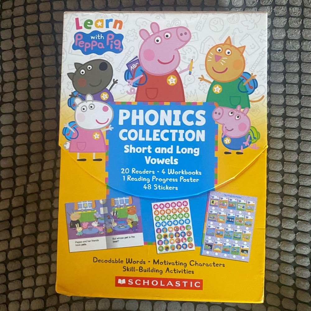Scholastic Peppa Pig Phonics Collection - Red and Blue